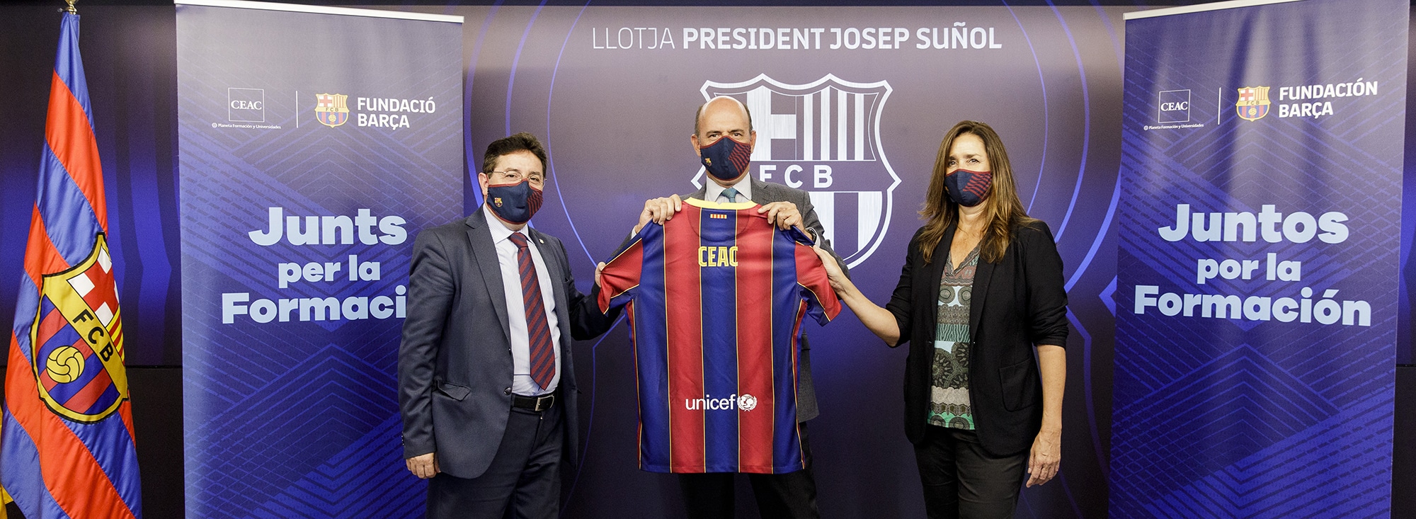 CEAC firma un proyecto solidario con la Fundación del Barça
