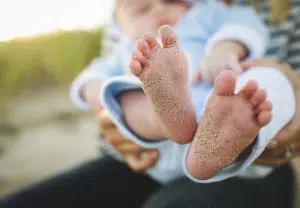 La reflexologia podal en bebés